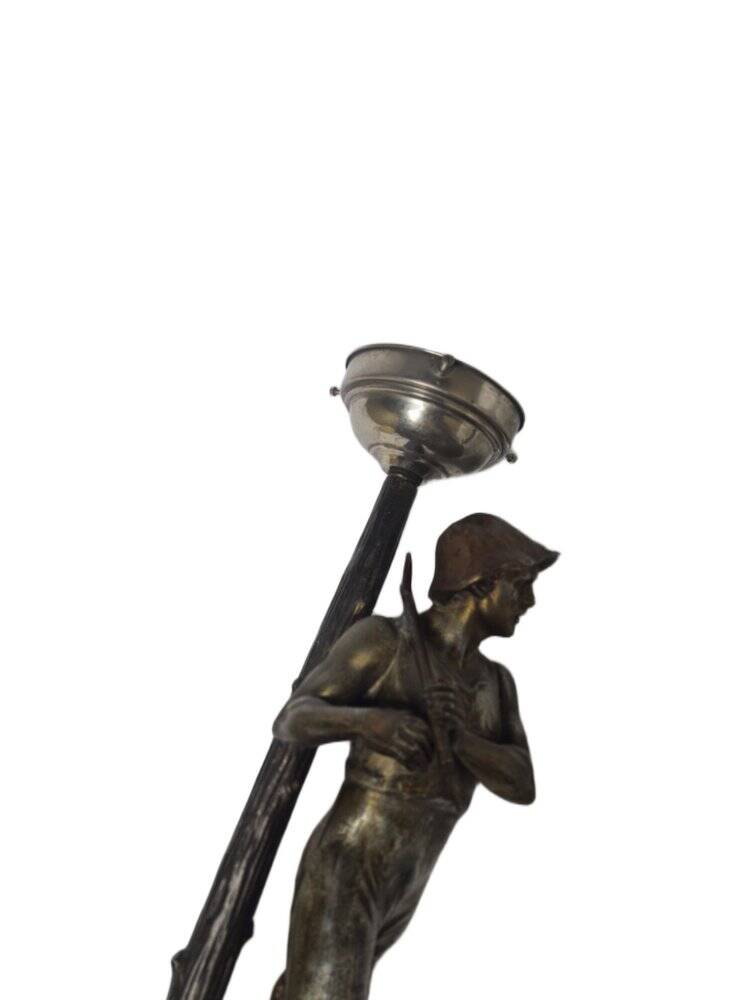 Art Deco bedside lamp, Poland, 1950s