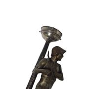 Lampe de chevet Art Déco, Pologne, années 1950