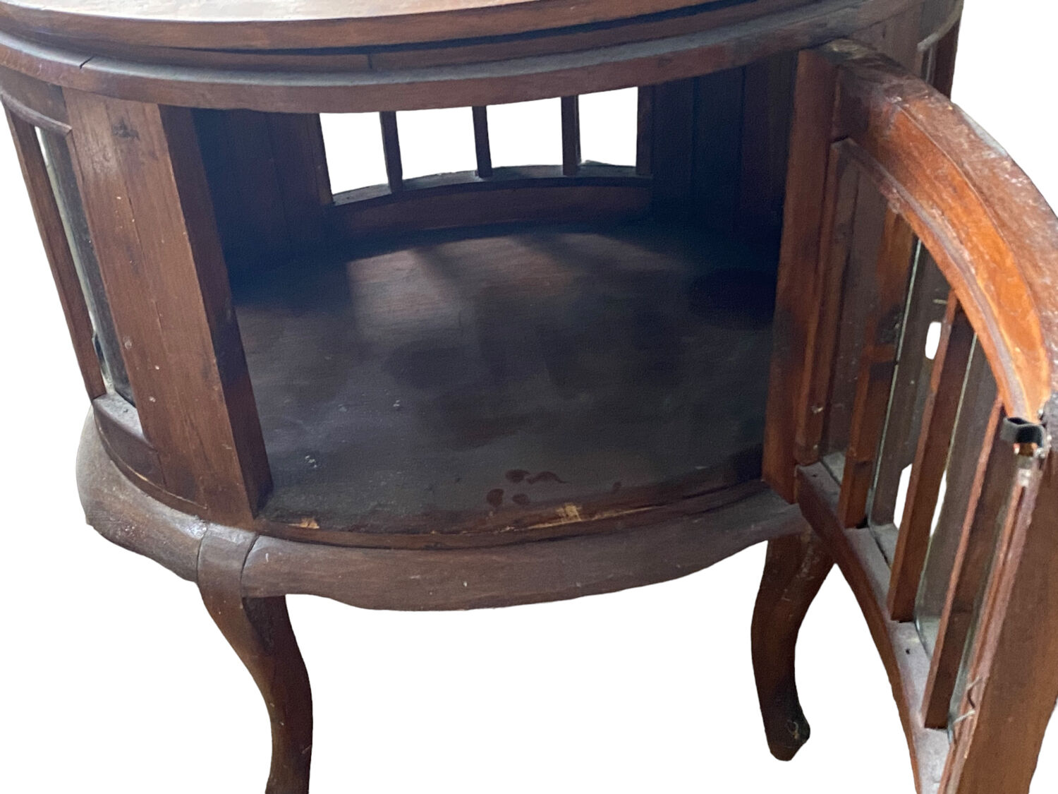 Old tea cabinet colonial coffee table