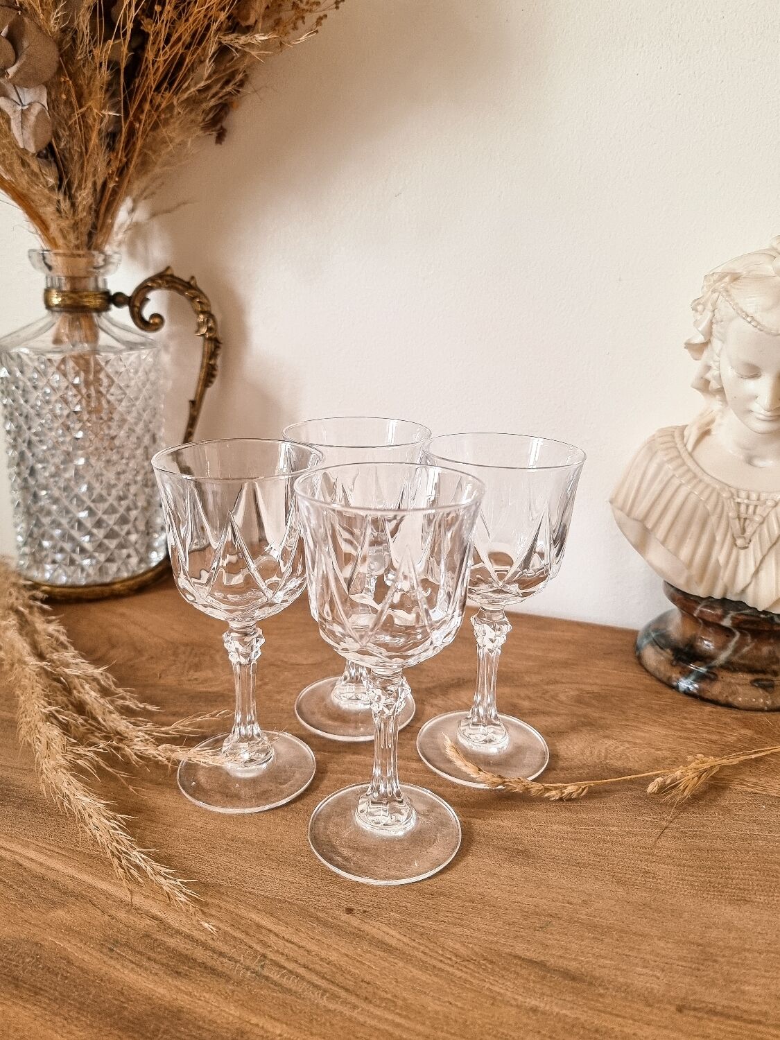 Verres en cristal d'arques, Auteuil
