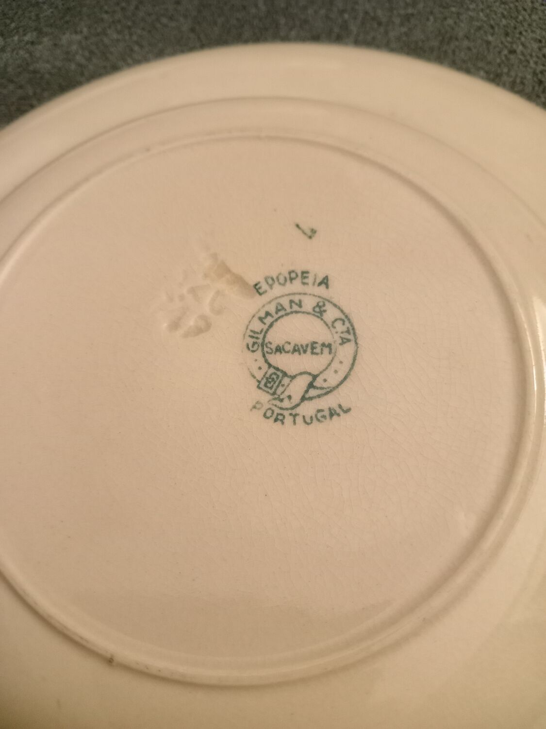 Set of deep plates Sacavem