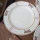 9 old flat plates in Salins ironstone model Nénuphar 24.5cm