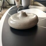 Vase en grès Asia blanc cassé