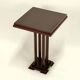 Antique - Square Guéridon Table - Art Deco Style - Oak
