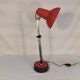 Vintage red articulated desk lamp - 70s/80s