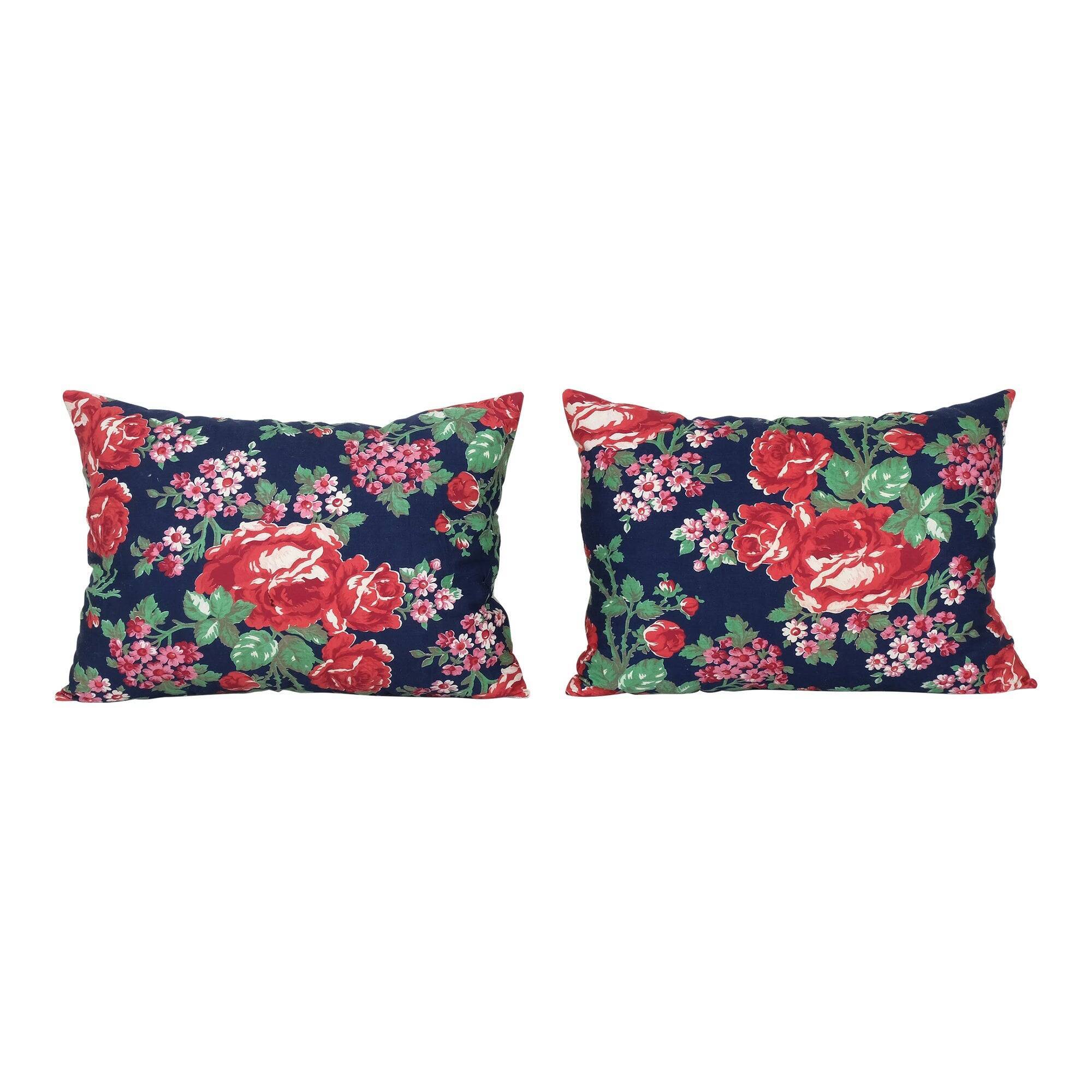 Set of 2 vintage Turkish cushion covers 41x56 cm