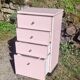 Vintage 1970s formica chest of drawers