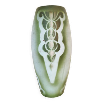 Painted Art Deco vase, 29.5 cm