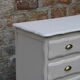 Commode vintage rénovée Greige Galuchat – Style campagne chic