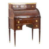 Desk – or secretary, cylinder, mahogany. Late 18th century period.