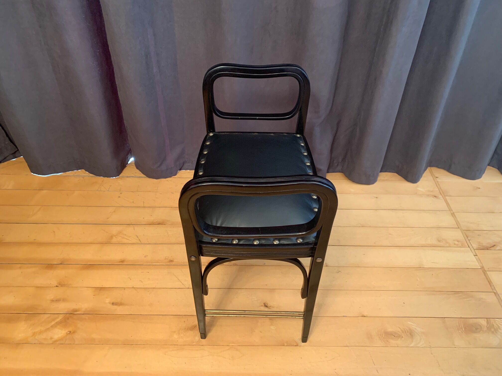 Jugendstil stool designed by Otto Wagner, Jacob & Josef Köhn, Austria, 1905.