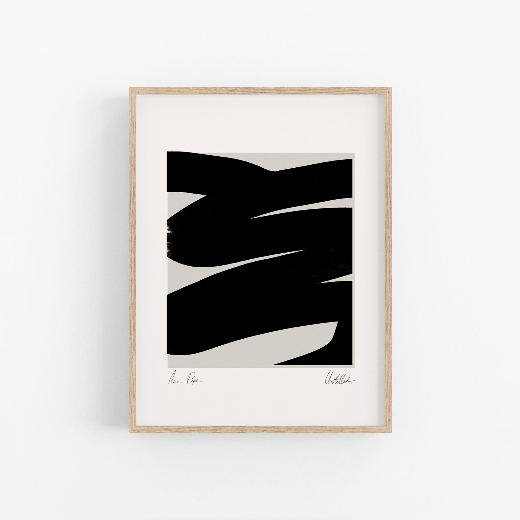 Framed abstract giclee art print 50x70cm