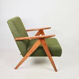 Vintage B-310 VAR Olive Curly Structural Armchair 1970s - 2 pieces available
