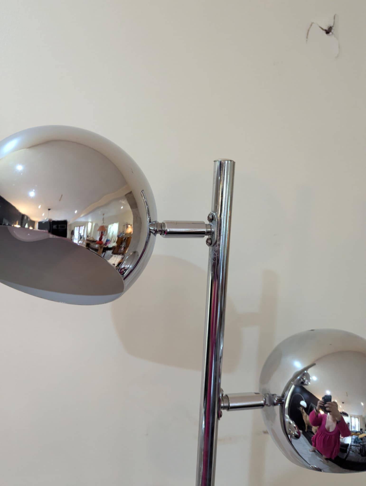 Lampadaire eye ball, années 70/80