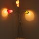 Three-armed floor lamp, Lidokov, 1950s–1960s, Czechoslovakia