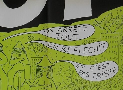 Original poster 1973 the year 01 Gébé Jacques Doillon 60x80 cm