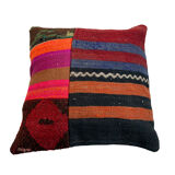 Vintage turkish kilim cushion cover 40 x 40 cm