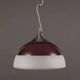 Vintage Stilnovo ceiling light in aluminium and plastic, 1960s.