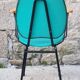 Fauteuil en métal et skaï, années 50