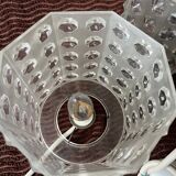 Pair of octagonal pendant lights from the 1970s