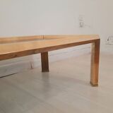 Table basse vintage en laiton