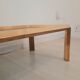 Table basse vintage en laiton
