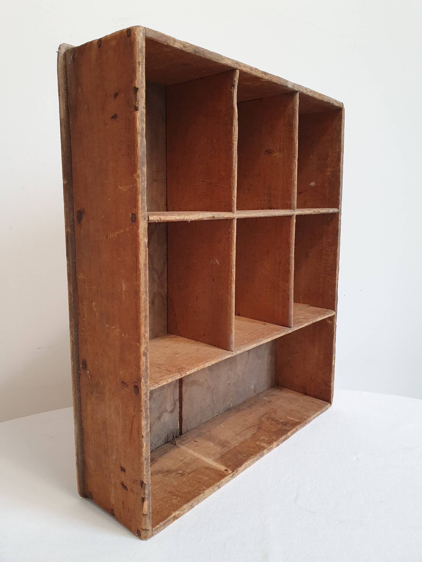 Old wooden locker / handmade display