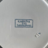 Set of 5 flat plates, Carina collection, U&C Sarreguemines
