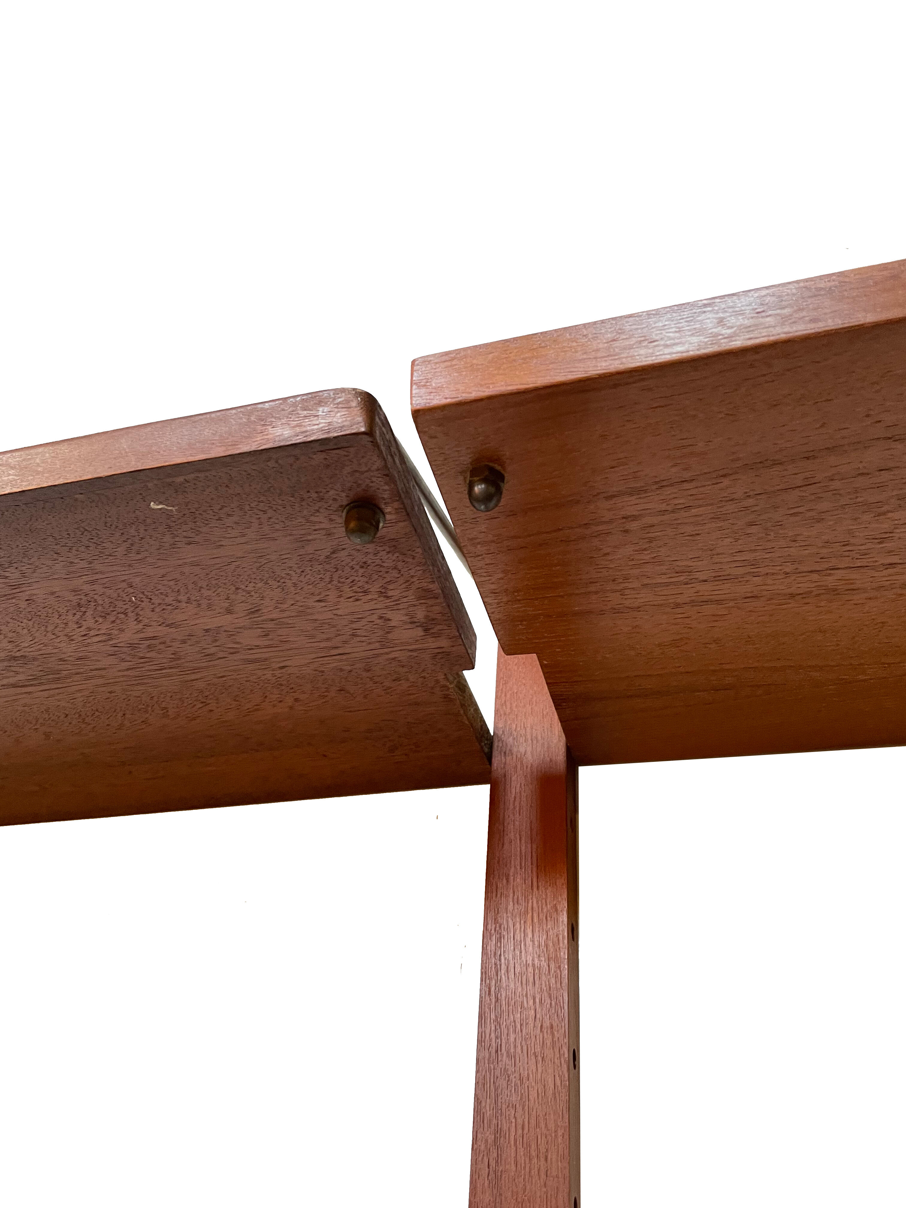 Vintage wall system minimalist Danish design 1960s