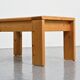 Pine coffee table Les Arcs, circa 1970
