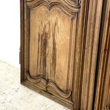 Pair of solid oak cabinet doors
