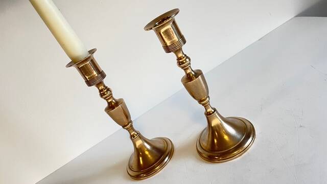 Scandinavian candle holders by Scandia Malm Sweden