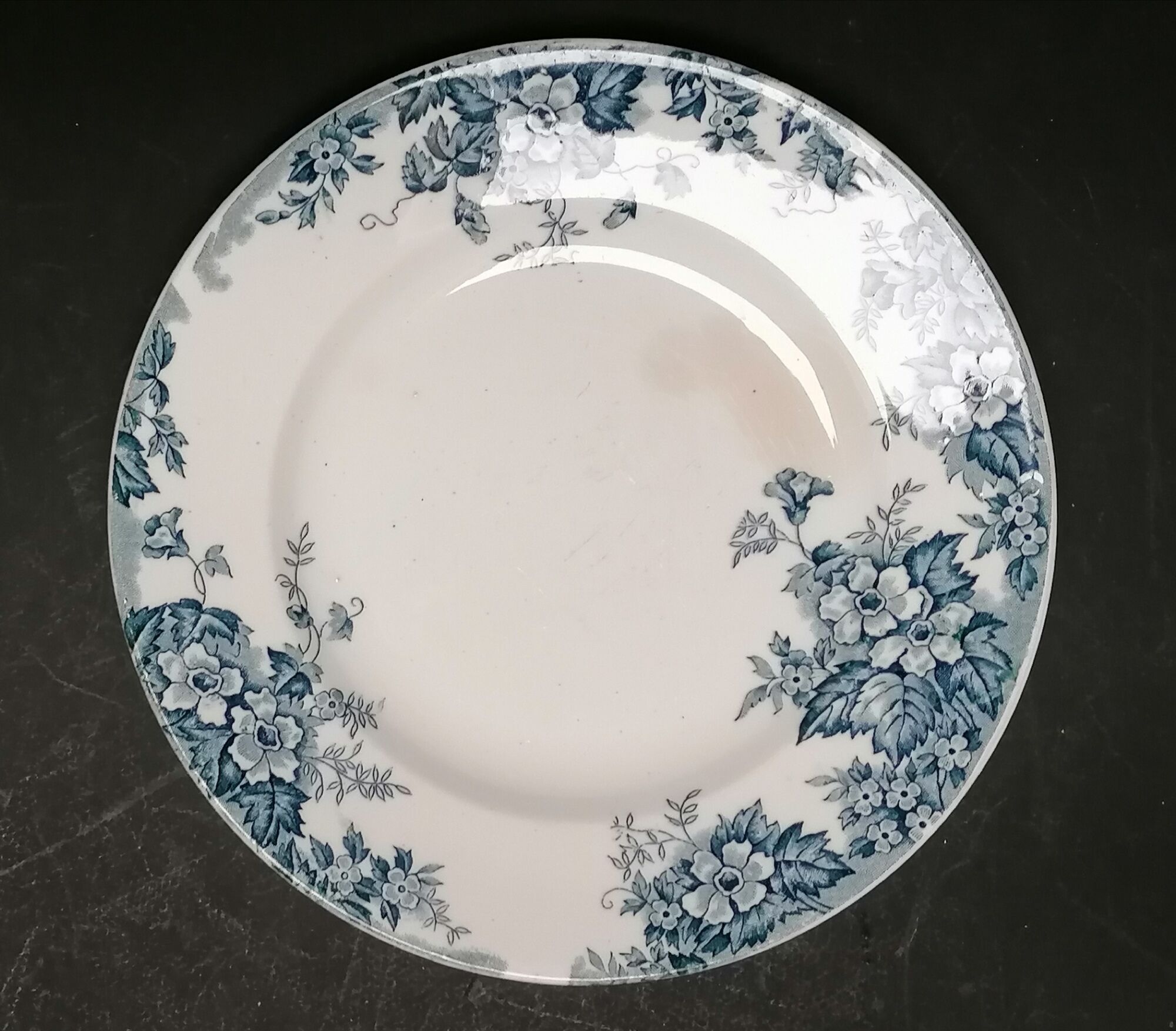 6 plates iron earth Moulin des Loups and Hanage Marie-Louise