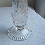 vase soliflore engraved glass