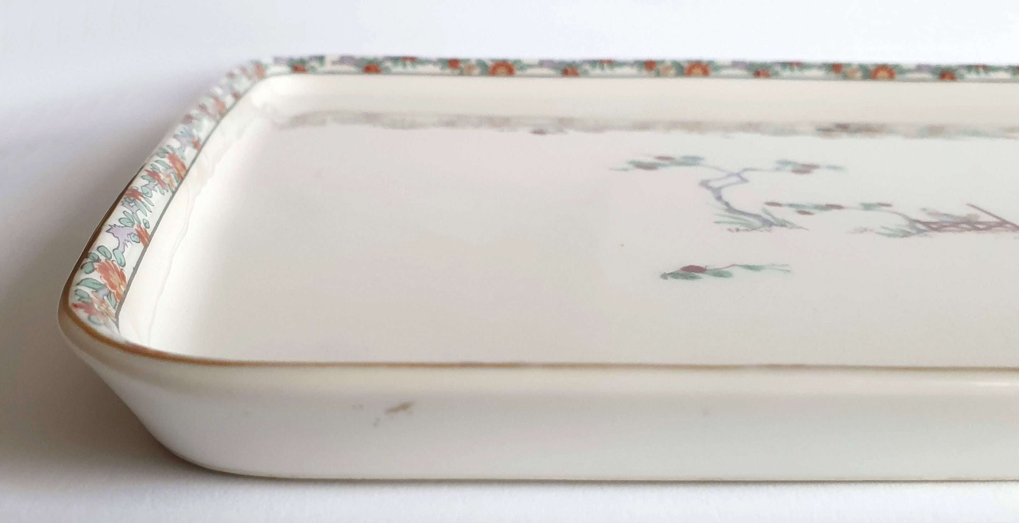 Plateau en porcelaine Maison Rouard Paris