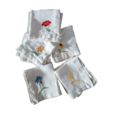 12 embroidered towels