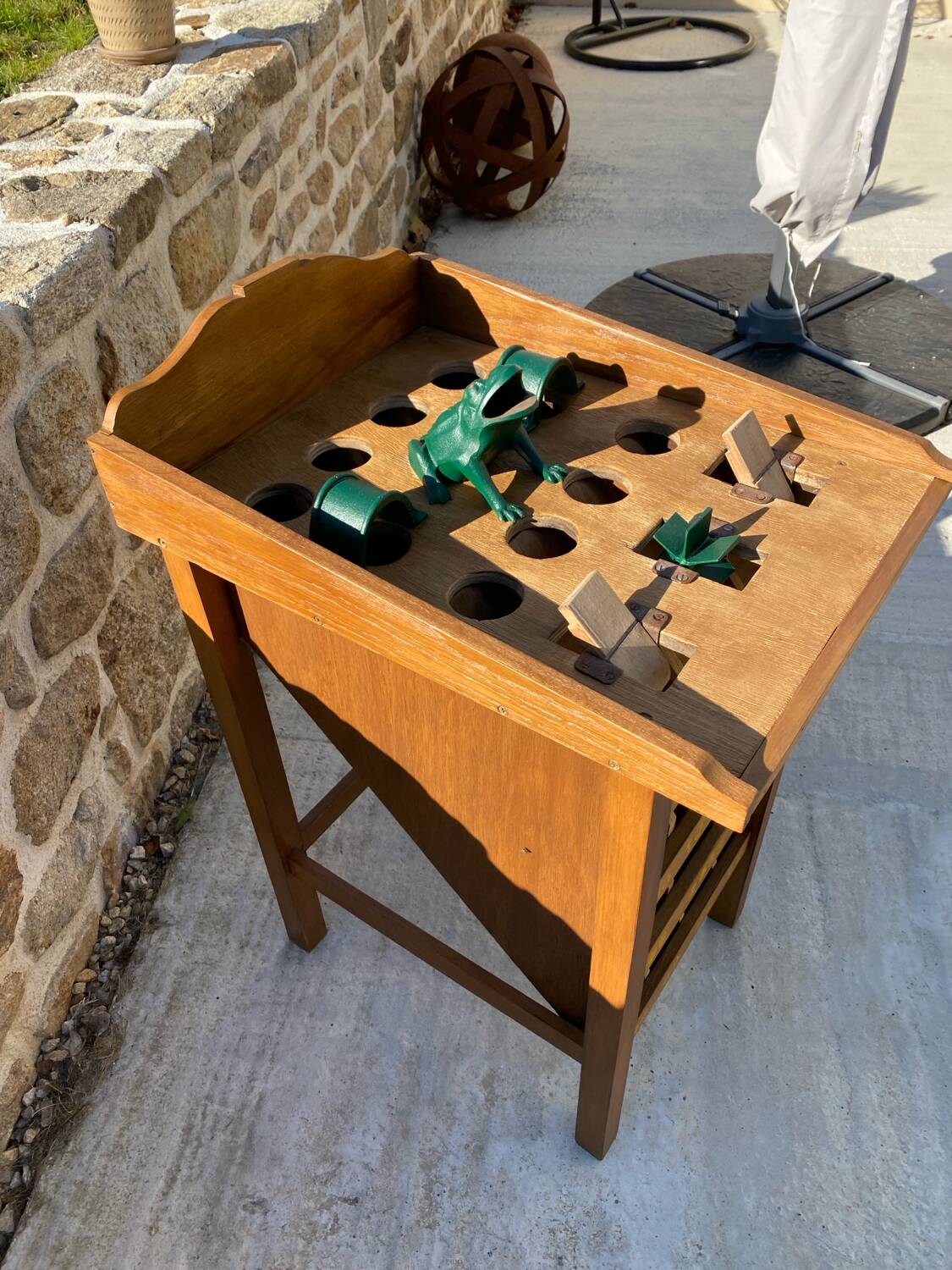 Wooden Game The Frog