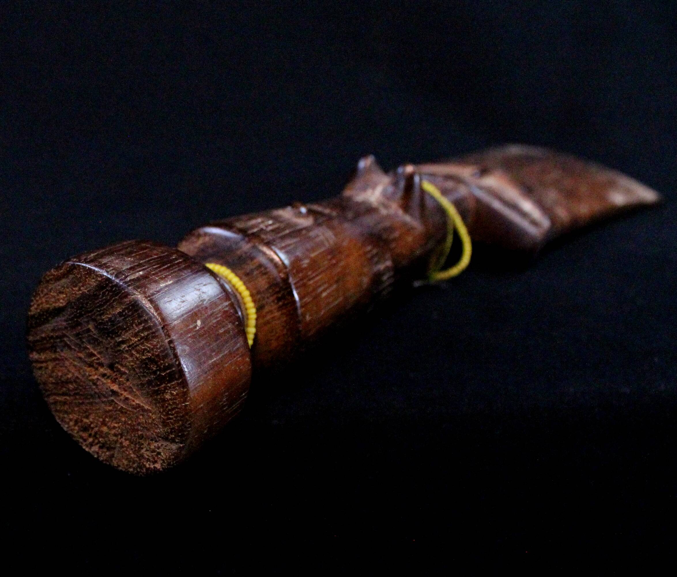 African Art Africa Tribal - Fanti Ethnic Fertility Doll from Ghan on base - 36 cms