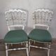 Pair of napoleon III chairs old so-called music