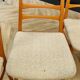 Set of 8 mid century dining table chairs vintage