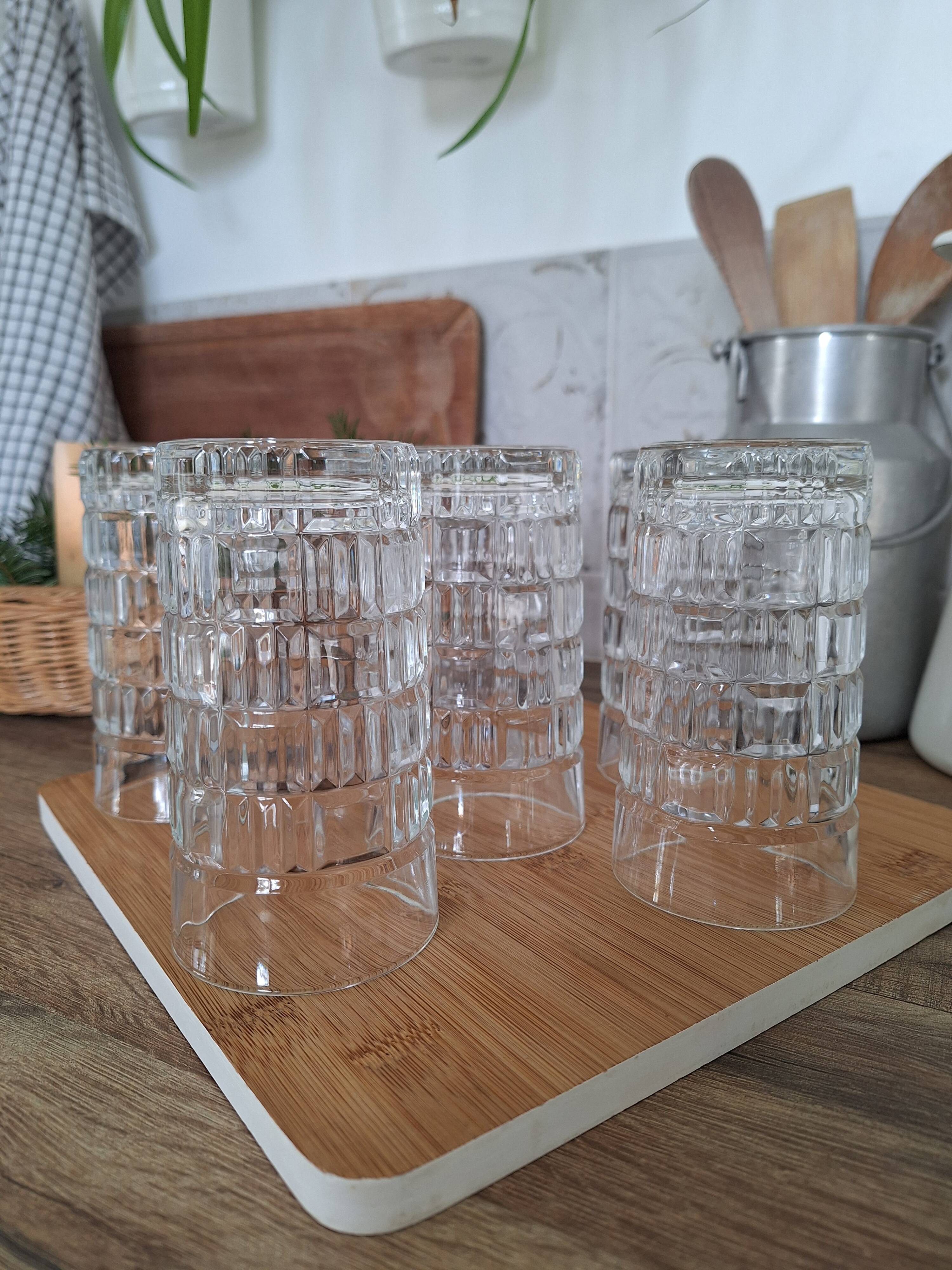 6 Verres Préfontaines vintage