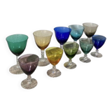 Multicolored stemware