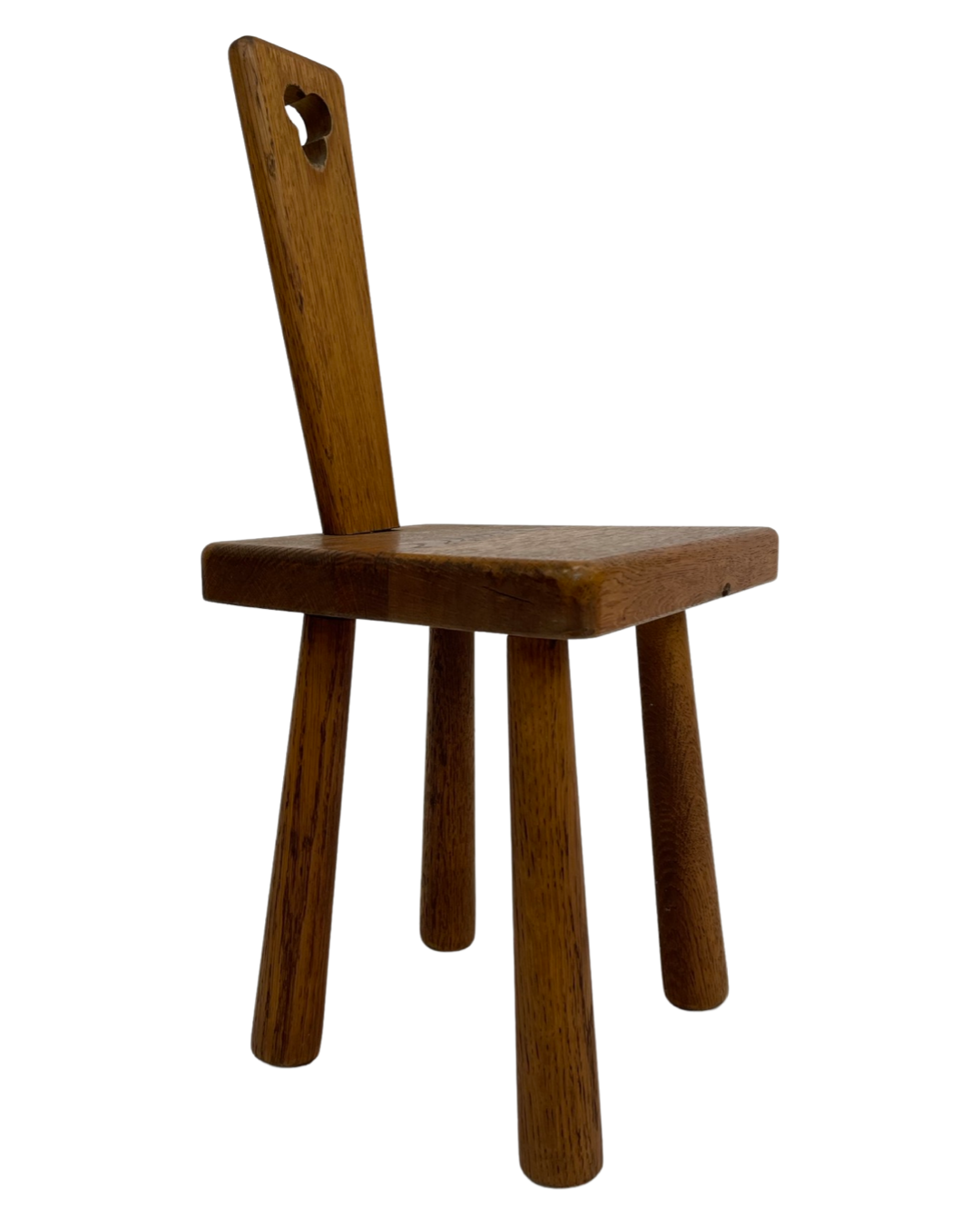 Vintage Spanish chair / stool 70s design brutalist