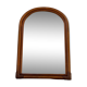 Vintage ethnic rattan mirror