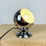 Eyeball spot lamp chrome 70s space age