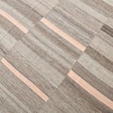 6x10 Salmon & Brown Contemporary Vintage Kilim Rug, 188x304Cm SK 33353