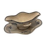 Gien earthenware saucière, Marines collection