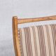 Set of six mid-century oak upholstered danish dining chairs