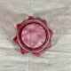Pink glass lampshade for floor lamp