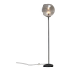 XL glass shade floor lamp